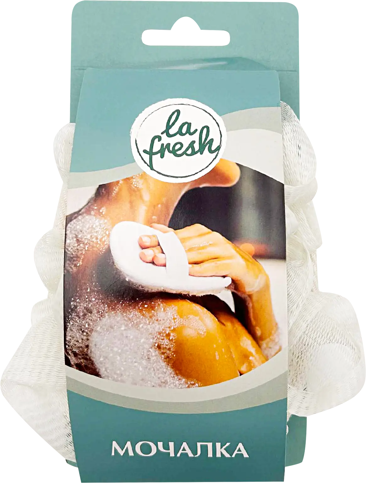 Мочалка La Fresh с сеткой в ассортименте