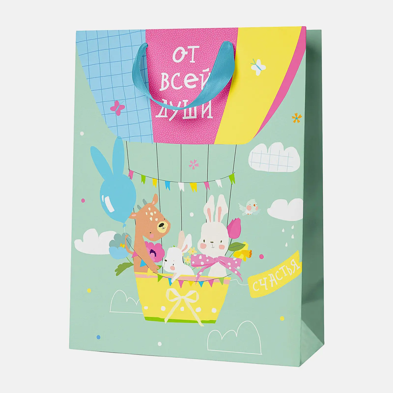 Пакет с тиснением МТ Sunny Bunnies 22.7*18*10см