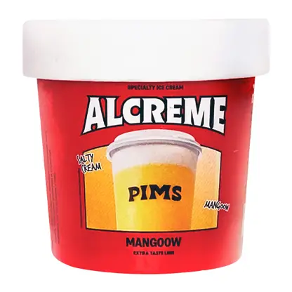 Изображение товара Мороженое молочное Mangoow Alcreme x Pims 3% 75г