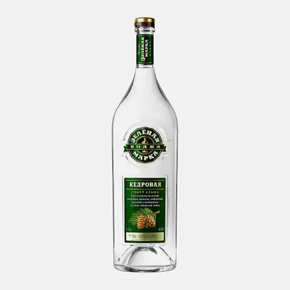 Водка Зеленая Марка кедровая 40% 1л