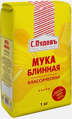 Мука С.Пудовъ блинная классическая 1кг