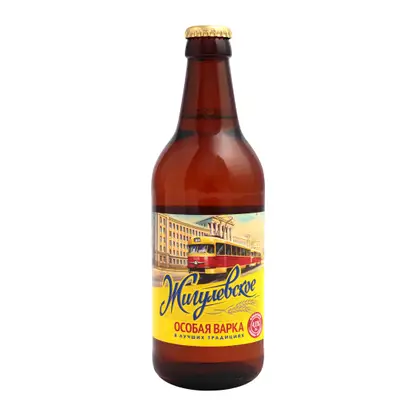 Изображение товара Пиво Жигулевское светлое 440 мл фильтрованное пастеризованное