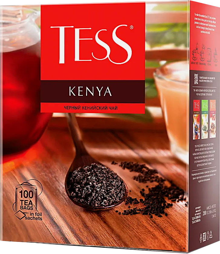 Чай черный Tess Kenya 100пак - фото 3