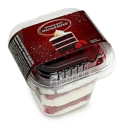 Изображение товара Пирожное-десерт Красный бархат 120г