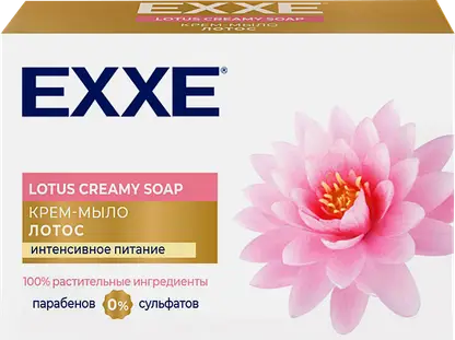 Крем-мыло Exxe Лотос интенсивное питание 90г