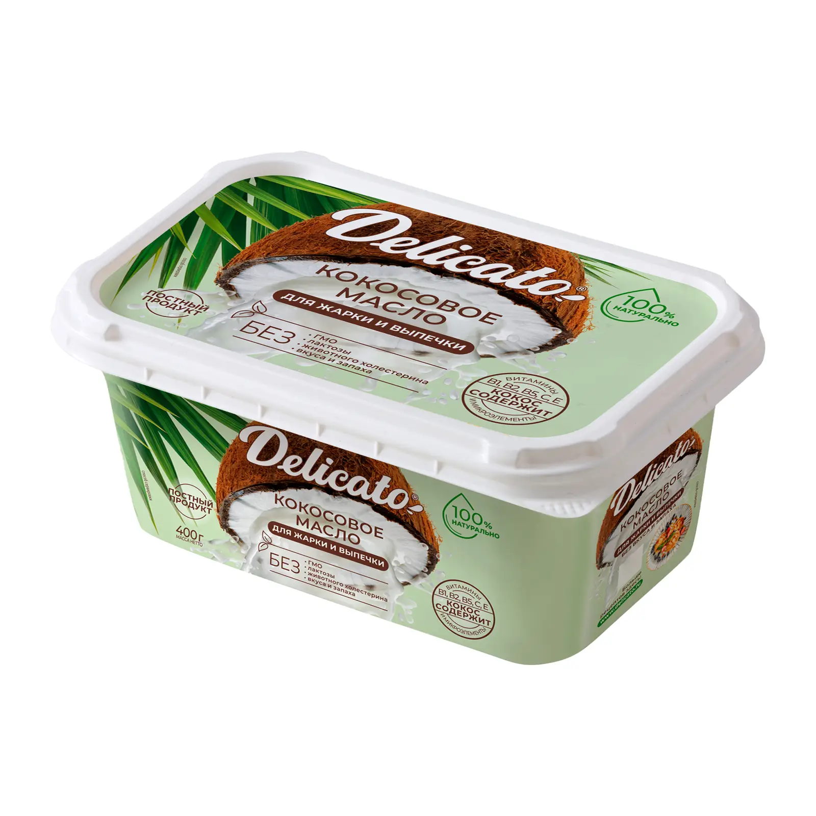 Изображение товара Масло кокосовое Delicato 400г