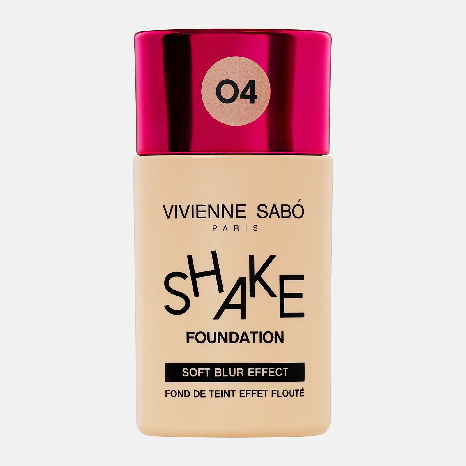 Тональный крем Vivienne Sabo Shakefoundation натуральный эффект тон 4