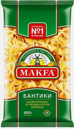 Макароны Makfa Бантики 400г