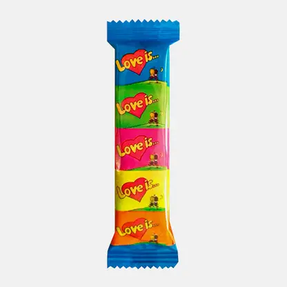 Жевательная резинка Ассорти вкусов Love is 21г