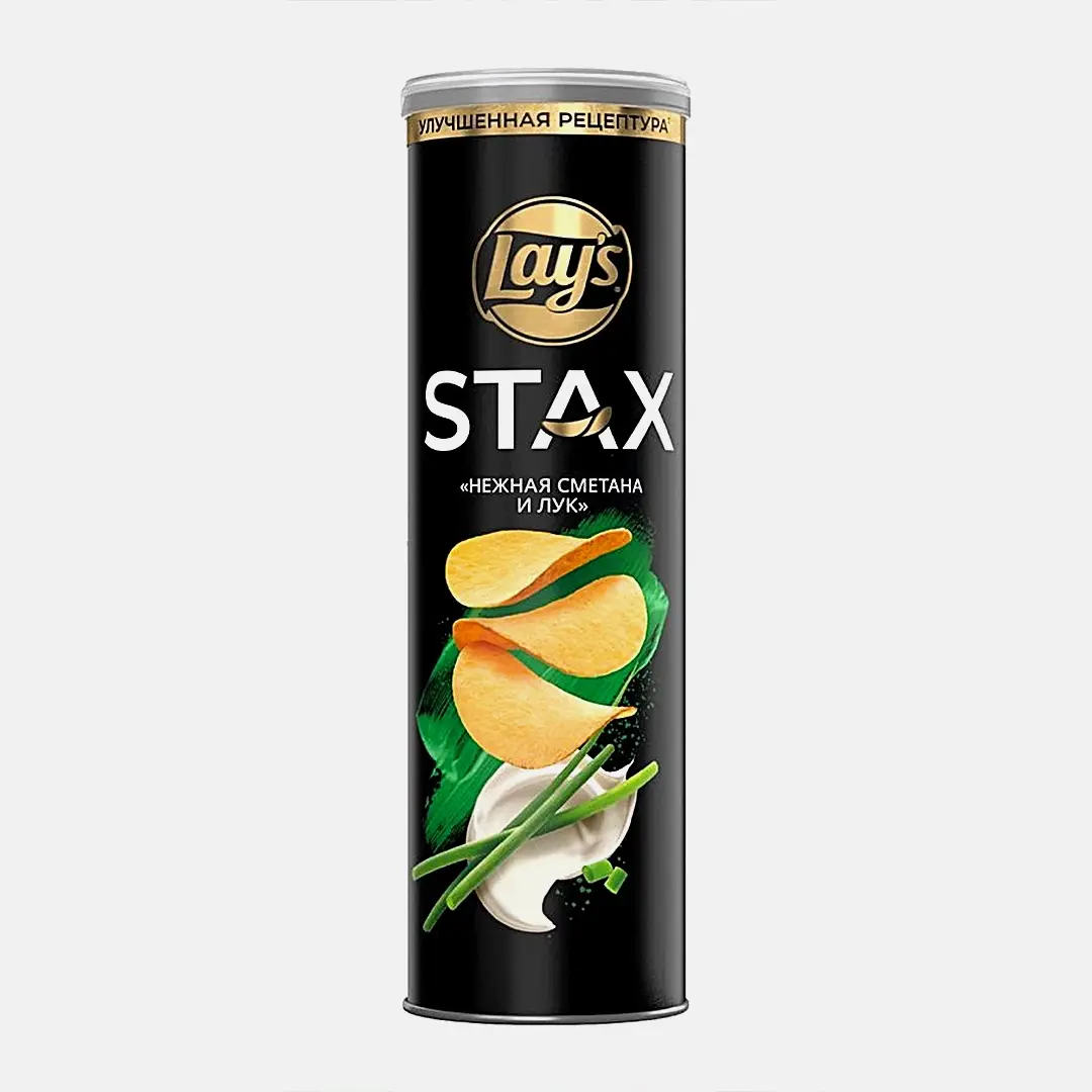 Изображение товара Чипсы Lays Stax пикантная паприка 140г или другие вкусы в ассортименте