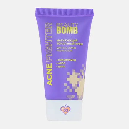 Тональный крем для лица Acne Fighter Shade тон 03 Beauty Bomb