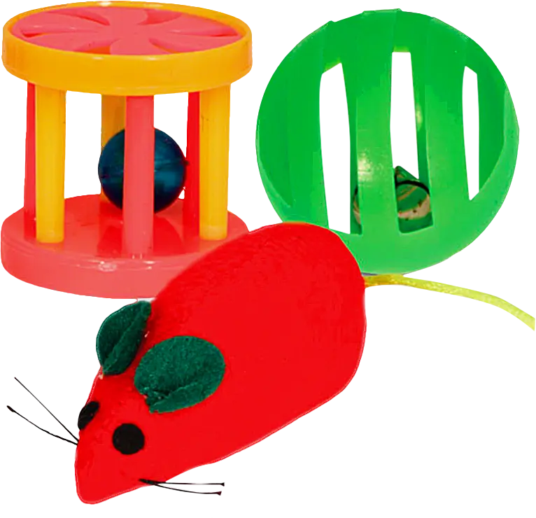 Набор игрушек Triol для кошек в ассортименте