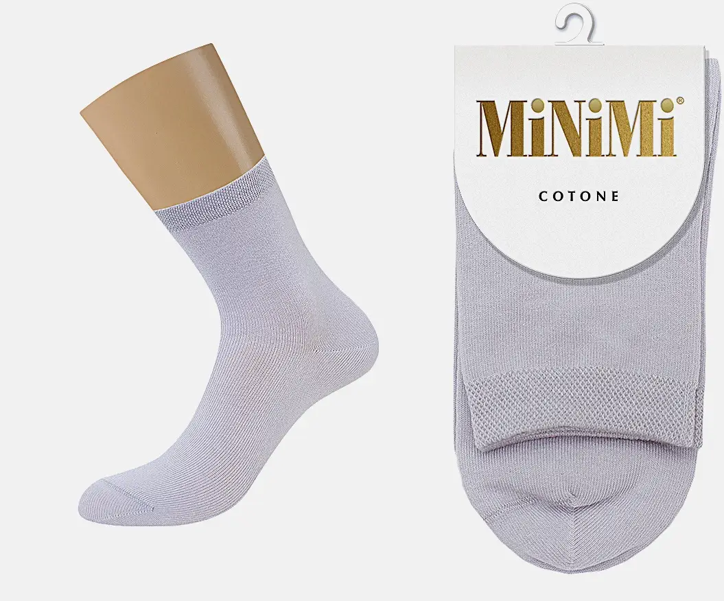 Носки Minimi Mini Cotone 1202 bianco р.23-25 (36-38) в ассортименте - фото 2