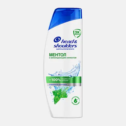 Шампунь для волос против перхоти Ментол Head & Shoulders 360мл