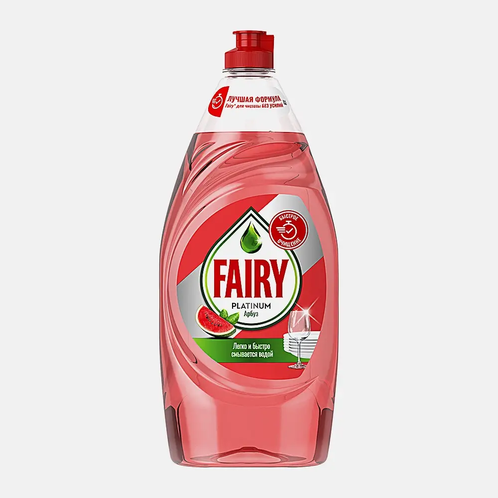 Средство для мытья посуды Fairy Platinum Арбуз 900мл Средство для мытья посуды Fairy Platinum Арбуз 900мл