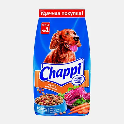 Сухой корм для собак Мясное изобилие Chappi 15кг