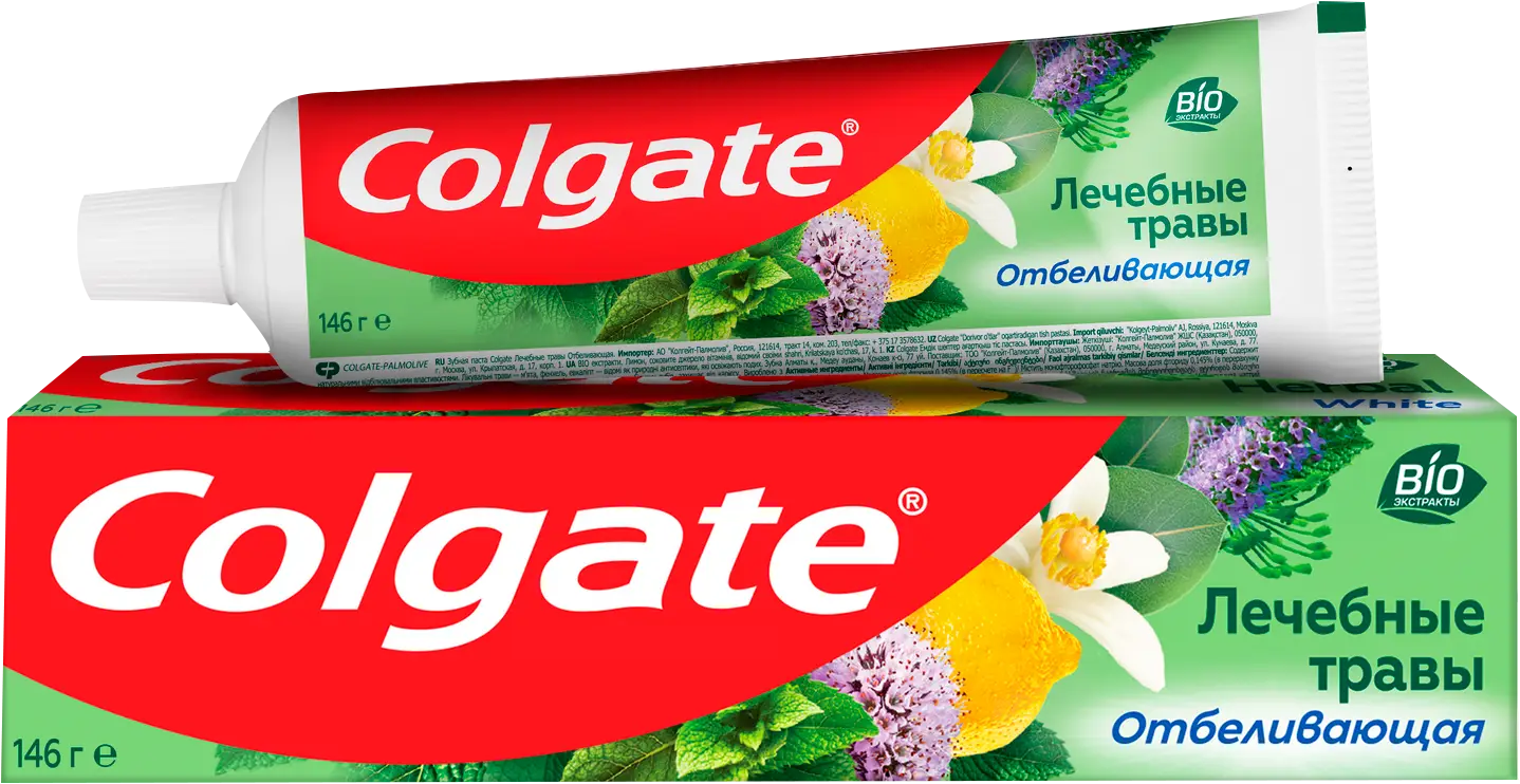 Зубная паста Colgate Лечебные травы отбеливающая 100мл