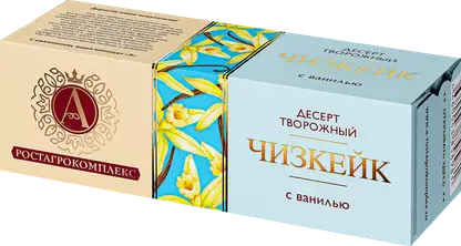 Десерт А.Ростагрокомплекс творожный с ванилью чизкейк 15% 40г