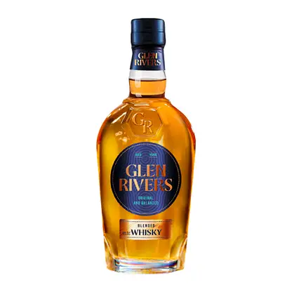Изображение товара Виски Glen Rivers 40% 0.5л Россия натуральный купажированный напиток
