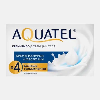 Крем-мыло Aquatel твердое классическое 90г