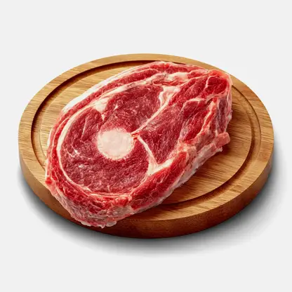 Говядина тазобедренная часть на кости крупнокусковая