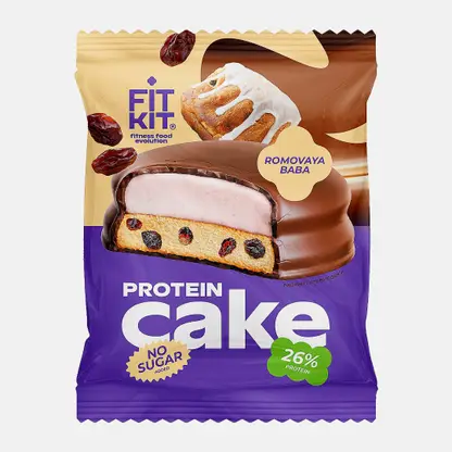 Десерт глазированный Ромовая баба Protein Cake 50г
