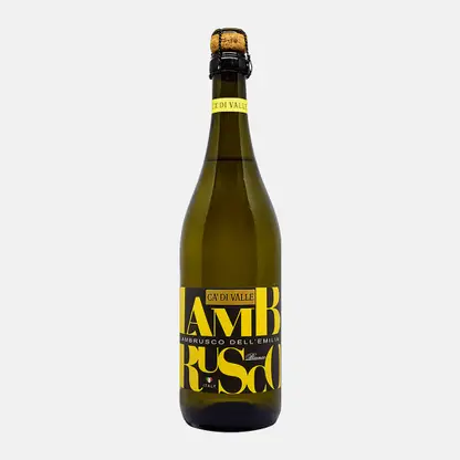 Вино игристое Lambrusco Ca di Valle белое полусладкое 9.5% 750мл