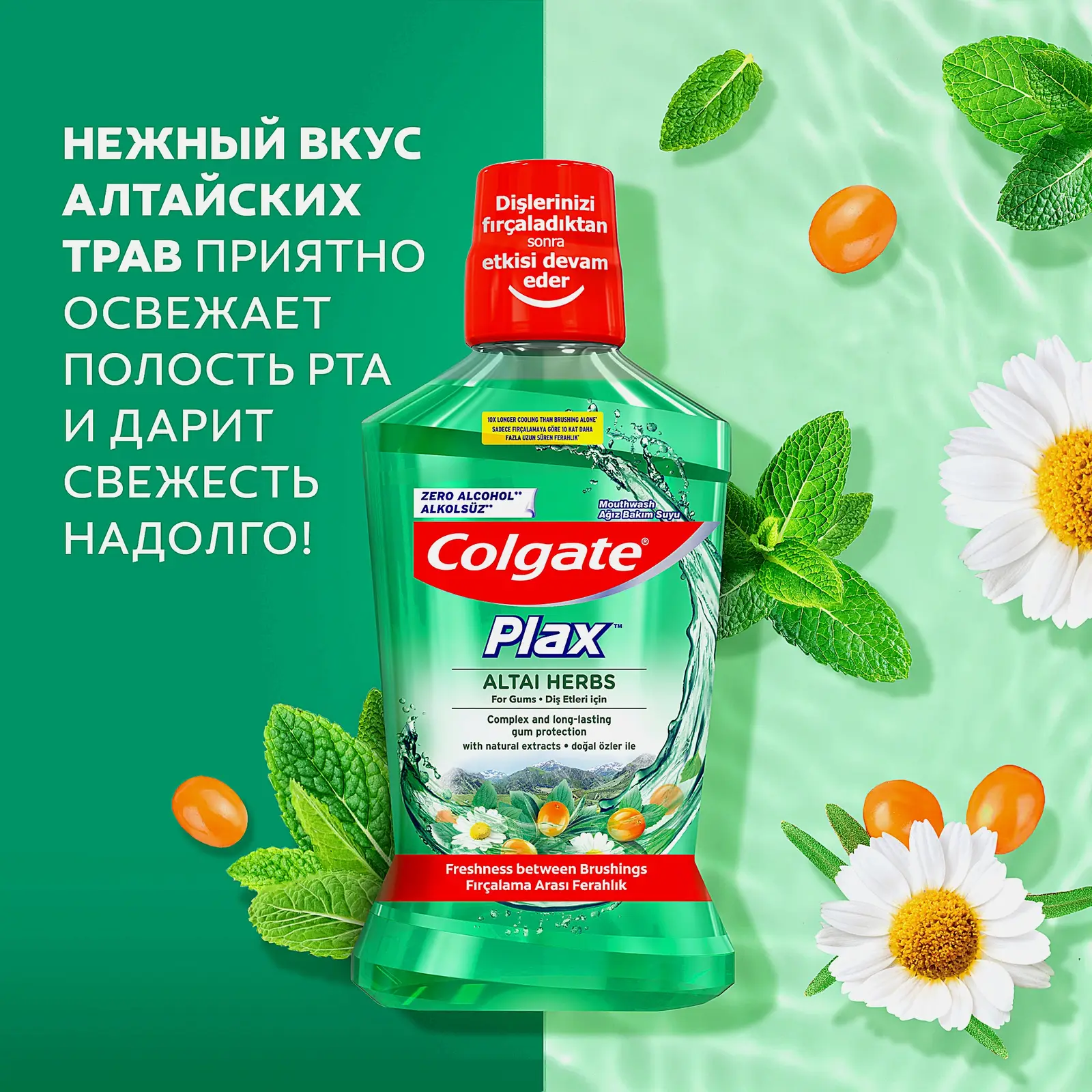 Ополаскиватель для полости рта Colgate Алтайские травы 500мл