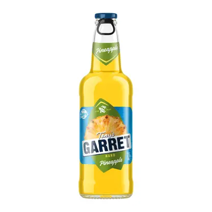Изображение товара Пивной напиток Tonys Garret Hard Pineapple пастеризованный 6% 400мл Изображение товара Пивной напиток Tonys Garret Hard Pineapple пастеризованный 6% 400мл