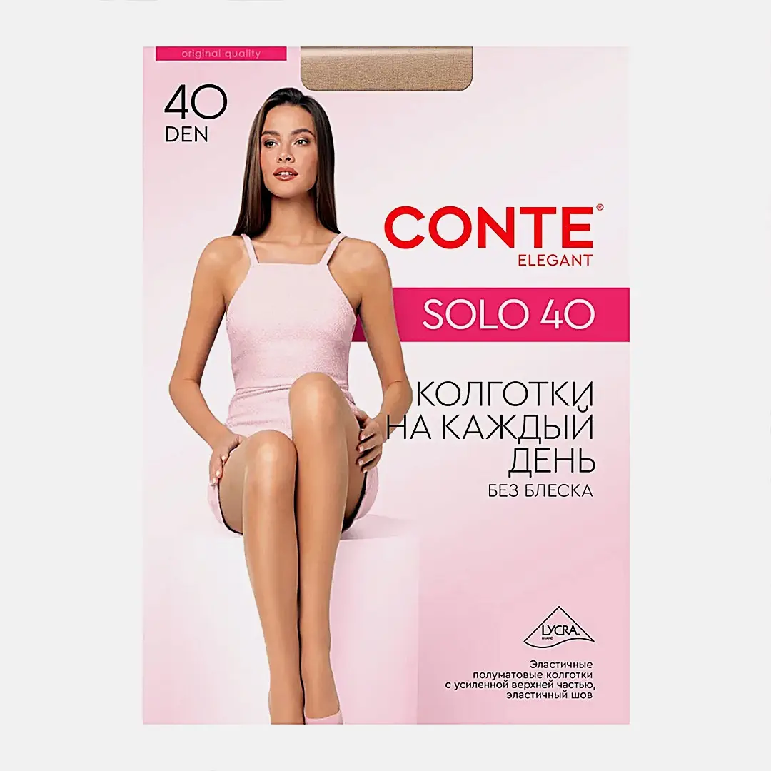 Колготки Conte Elegant Solo 40 Natural р. 3