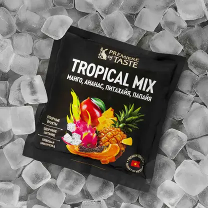 Изображение товара Ягоды Тропический микс быстрозамороженные Premiere of Taste 300г