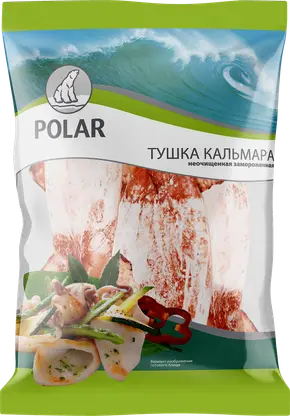 Кальмар Polar тушка неочищенная 500г