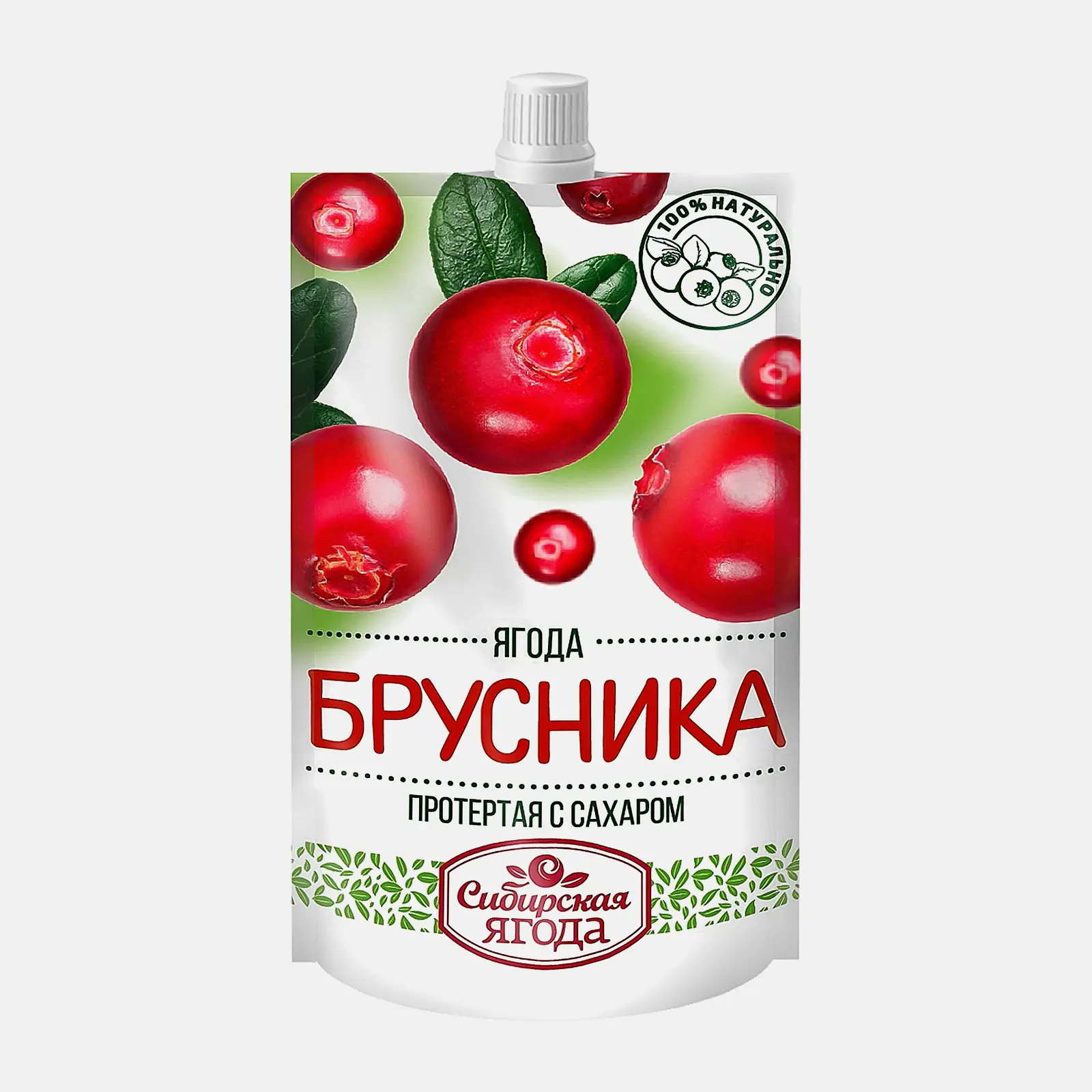 Изображение товара Брусника протертая с сахаром 280г - натуральный продукт для десертов и напитков Изображение товара Брусника протертая с сахаром 280г - натуральный продукт для десертов и напитков