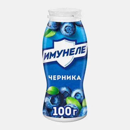 Напиток кисломолочный Имунеле со вкусом Черника 1.2% 100г