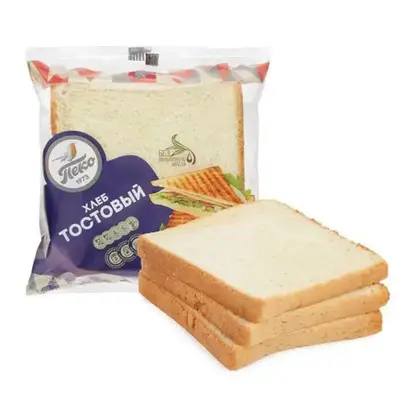 Изображение товара Хлеб Тостовый формовой в нарезке 250г