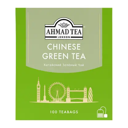 Изображение товара Чай зеленый Ahmad Tea Chinese Green Tea 100пак
