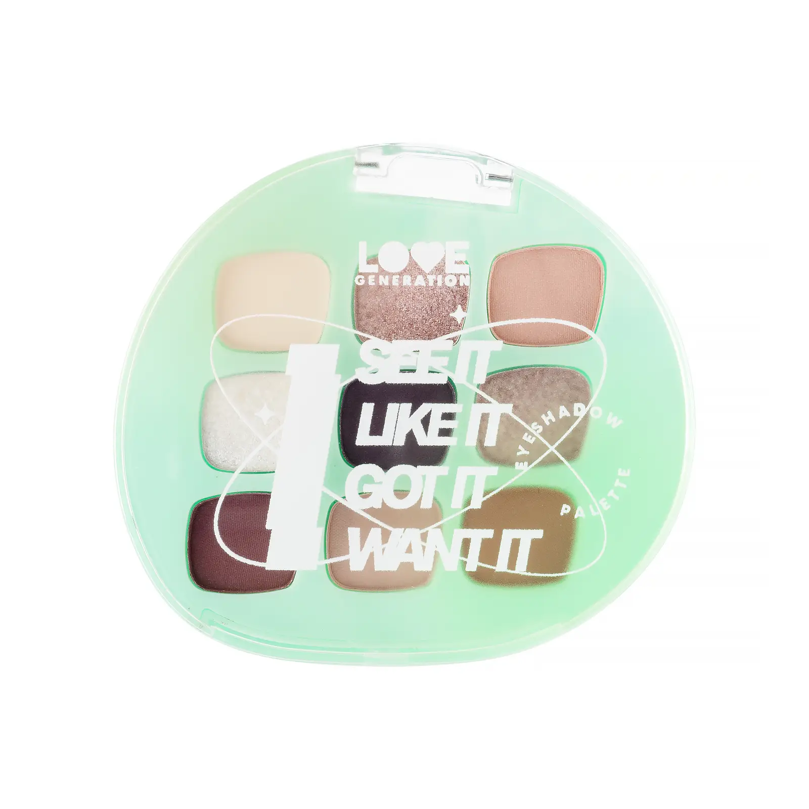 Палетка для глаз Love Generation I see it I like it тон 01