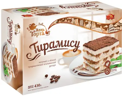 Изображение товара Торт Черёмушки Тирамису 430г