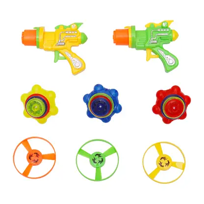Изображение товара Игрушка запускалка с волчками Wowplay! 3шт Изображение товара Игрушка запускалка с волчками Wowplay! 3шт