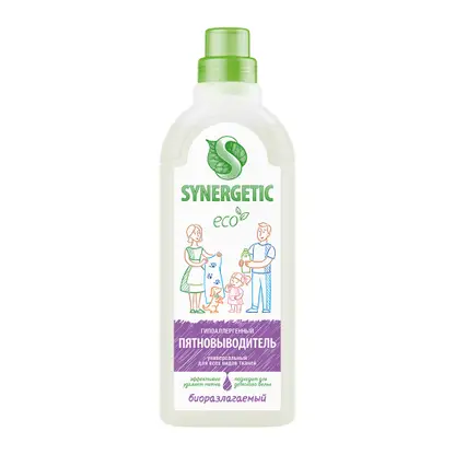 Изображение товара Пятновыводитель Synergetic универсальный 1л для всех тканей