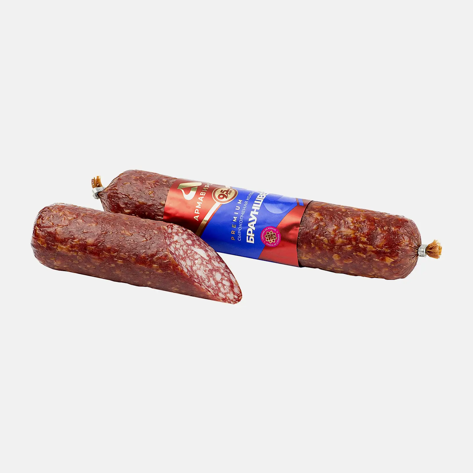 Колбаса Армавирский МК Брауншвейгская сырокопченая весовая