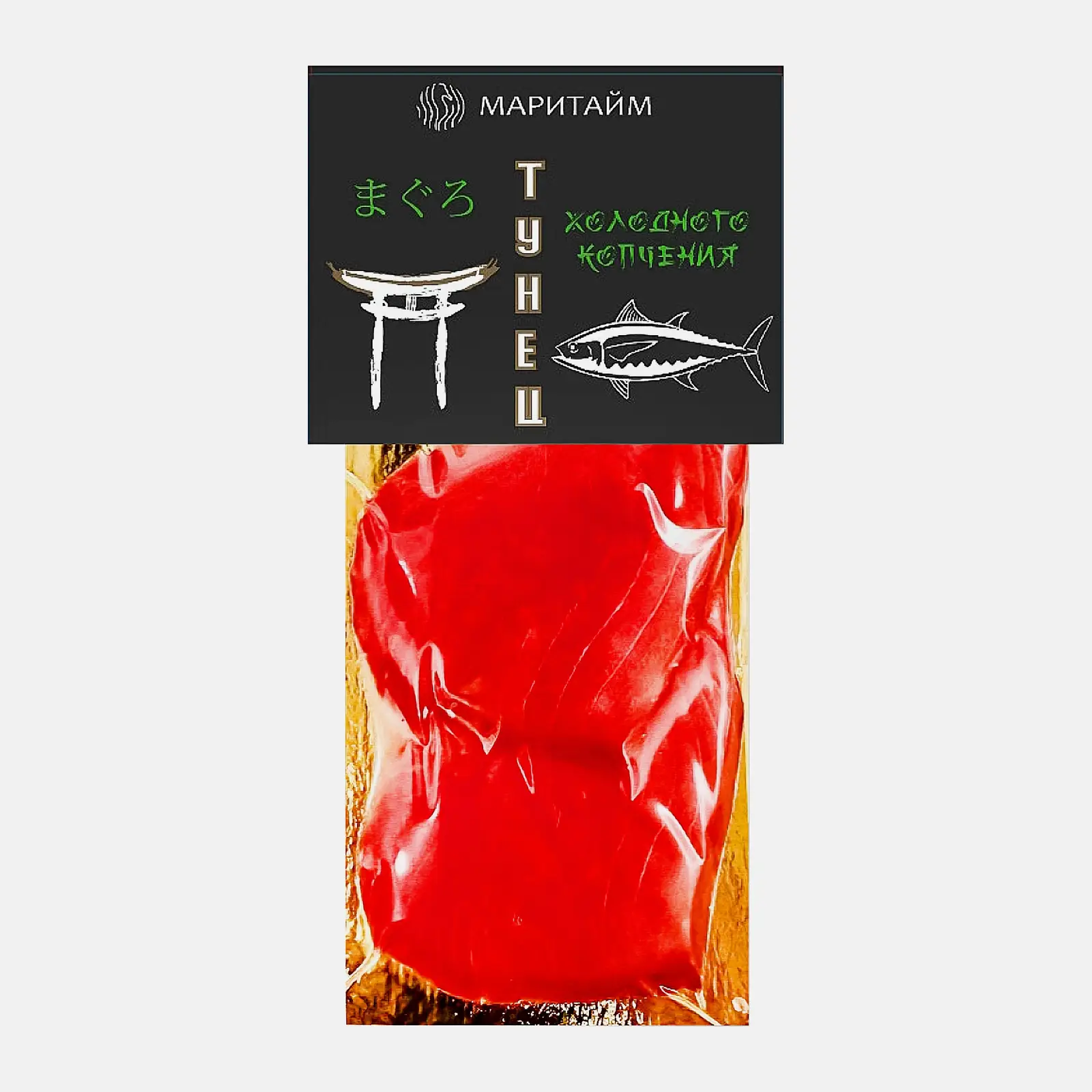 Изображение товара Тунец Маритайм холодного копчения филе-ломтики 100 г