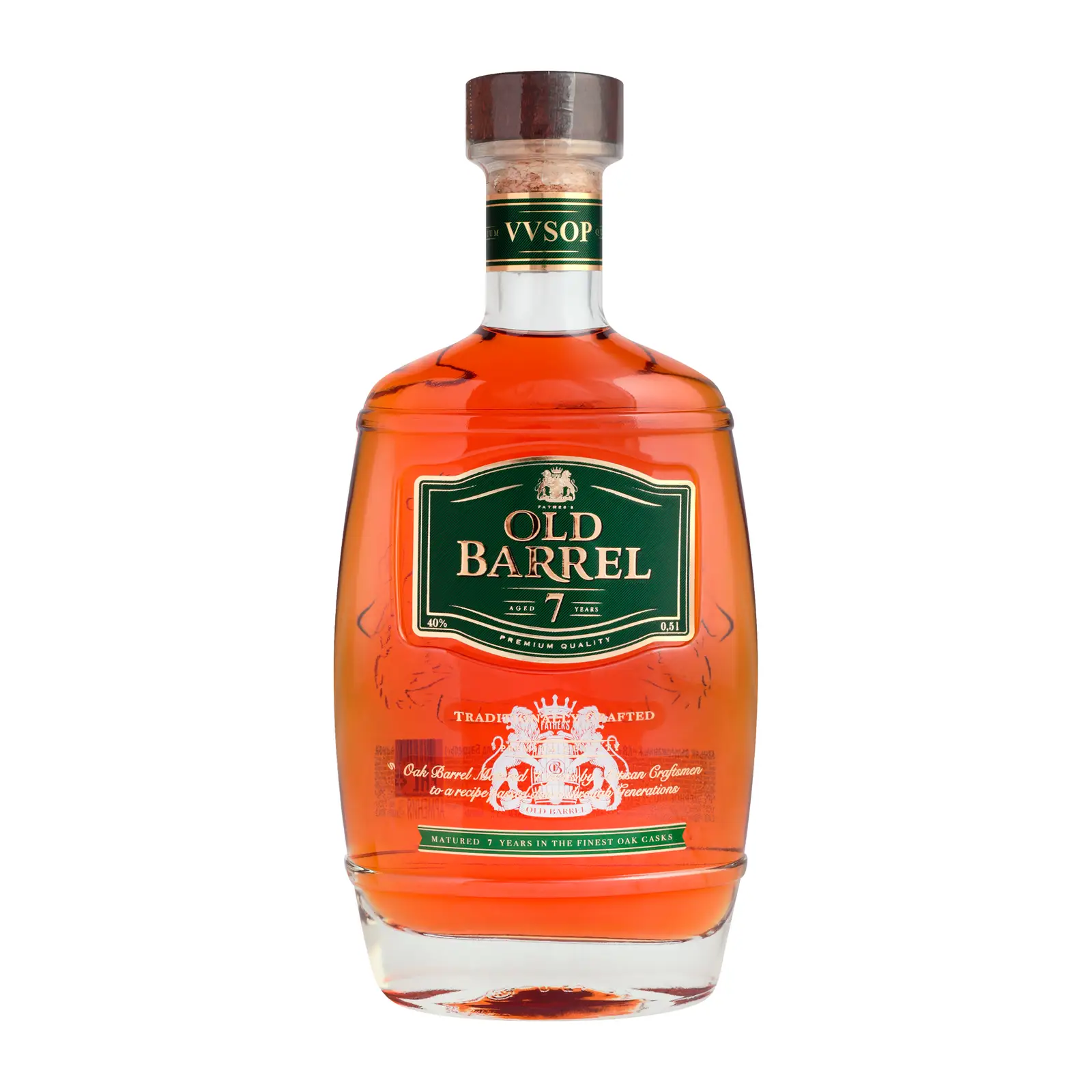 Изображение товара Коньяк Fathers Old Barrel КВ Российской 40% 500мл выдержка 7 лет