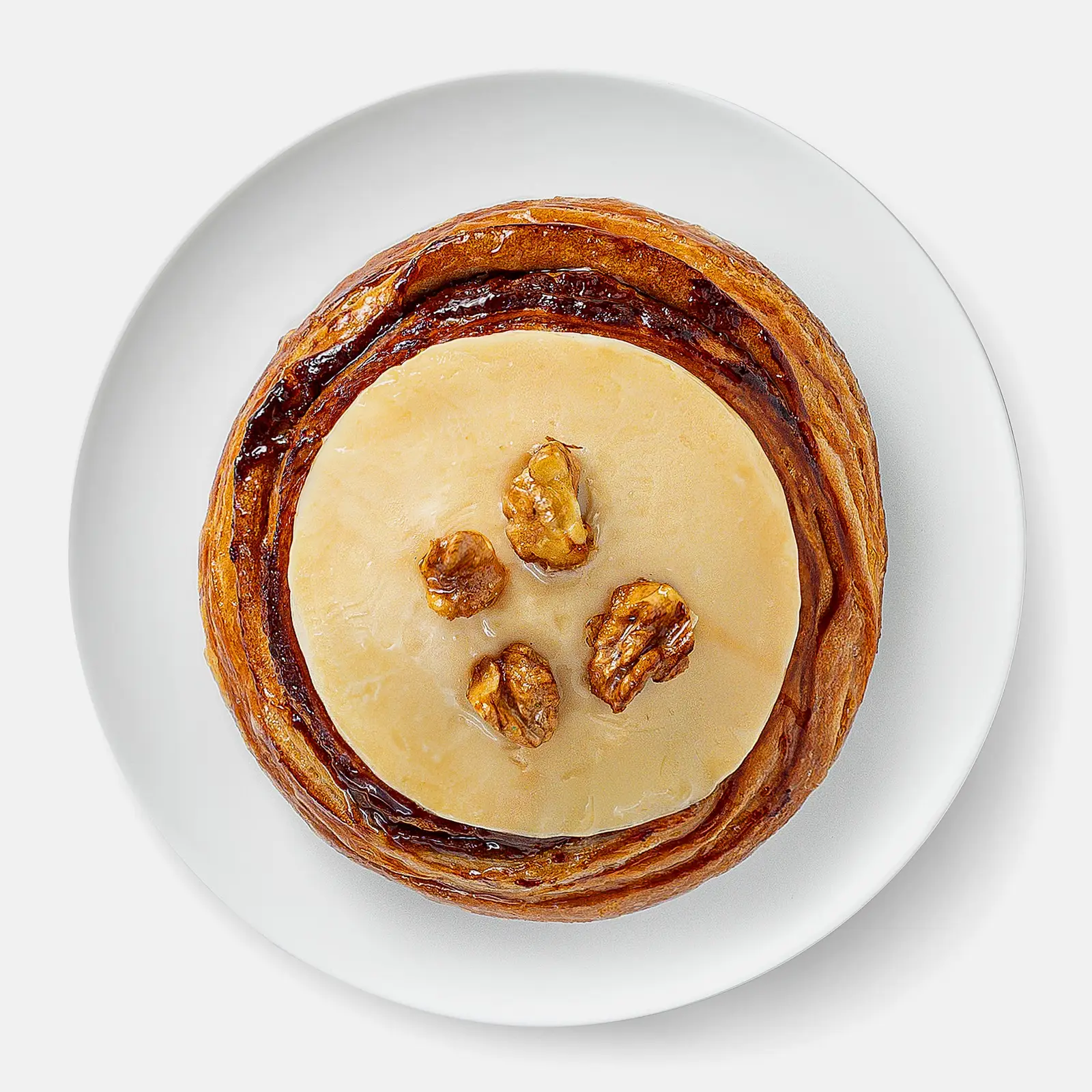 Изображение товара Улитка с корицей и сливочно-сырным кремом 100г