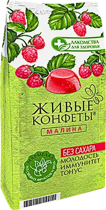 Лакомства для здоровья малина 170г