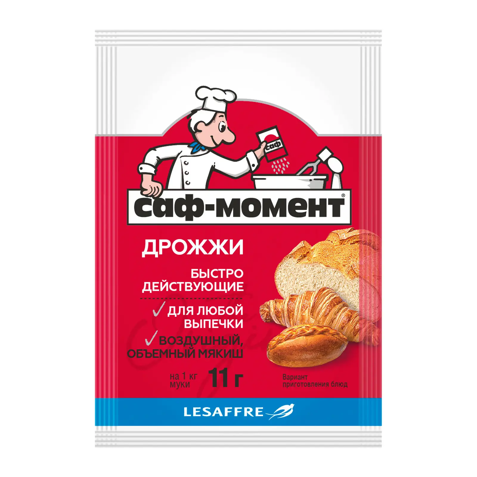 Изображение товара Дрожжи Саф-Момент быстродействующие 11г