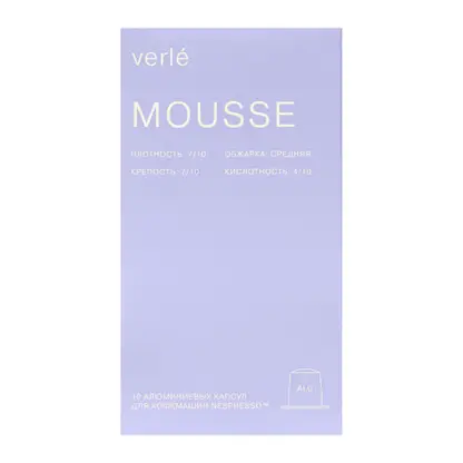 Изображение товара Молотый кофе Classic Mousse в капсулах Verle 55г