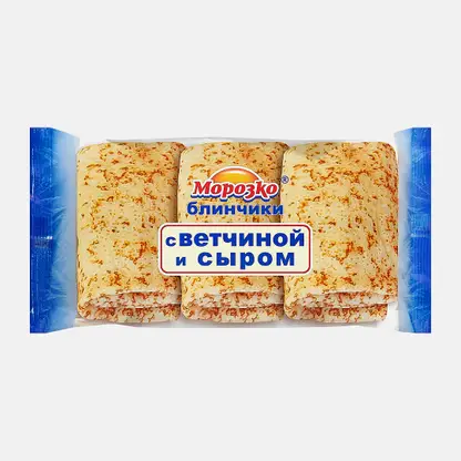 Блинчики Морозко с ветчиной и сыром 210г