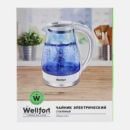 Электрический чайник Wellfort 1.8л 1500Вт