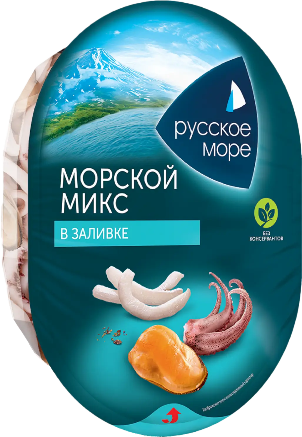 Коктейль морепродуктов Русское море Морской микс в заливке 180г — в  каталоге на сайте сети Магнит | Краснодар